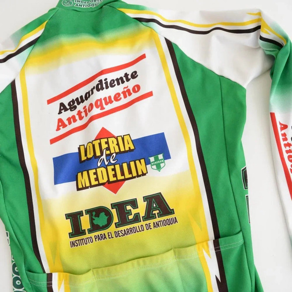 Suarez Biking Long Sleeve W/  Bottle Compartments Compression Zip Up Shirt M - Picture 12 of 13